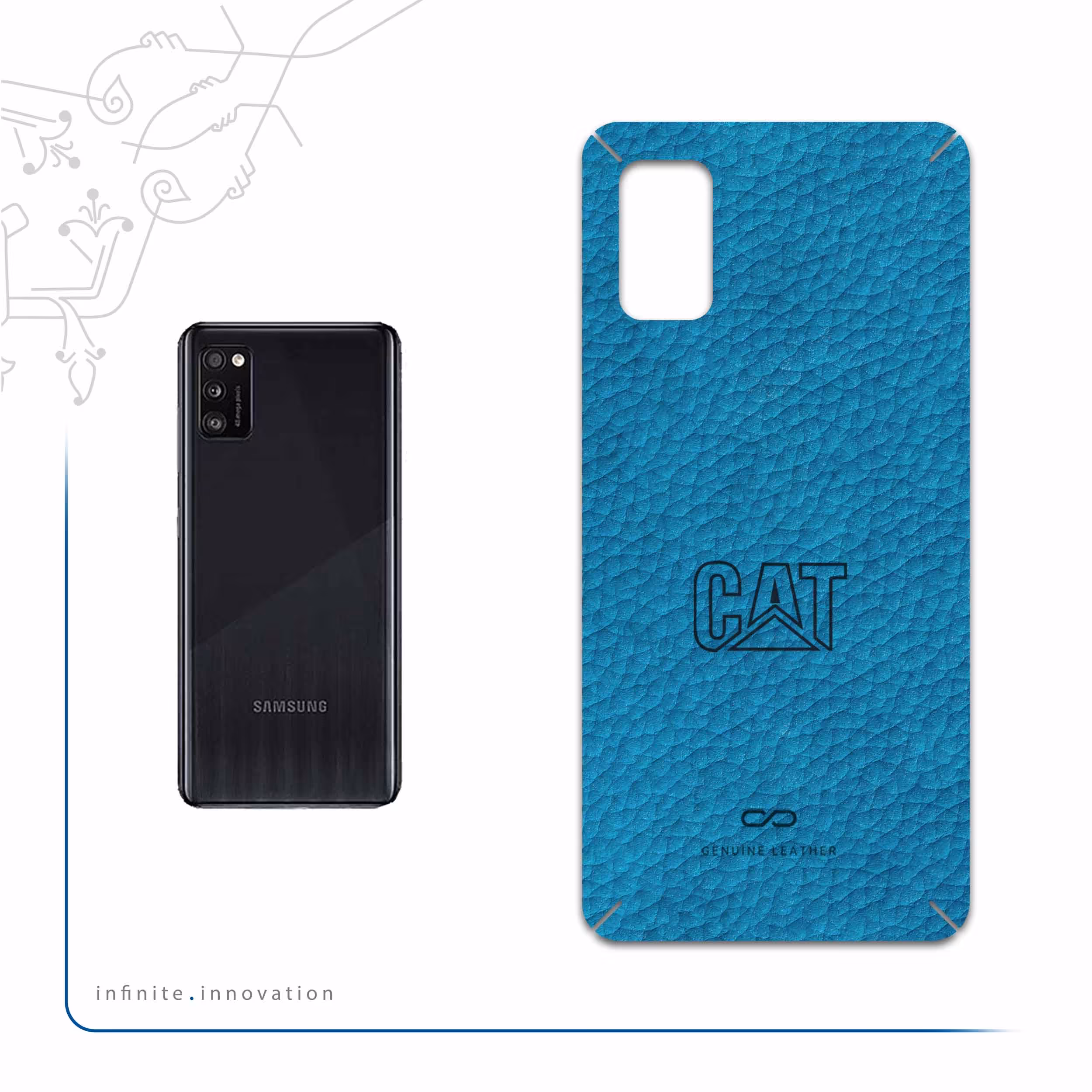 برچسب پوششی ماهوت مدل BL-CAT مناسب برای گوشی موبایل سامسونگ Galaxy A41