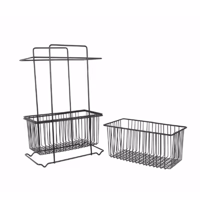 سبد سیب زمینی و پیاز مدل 2 طبقه مستطیل آذین کد azm02