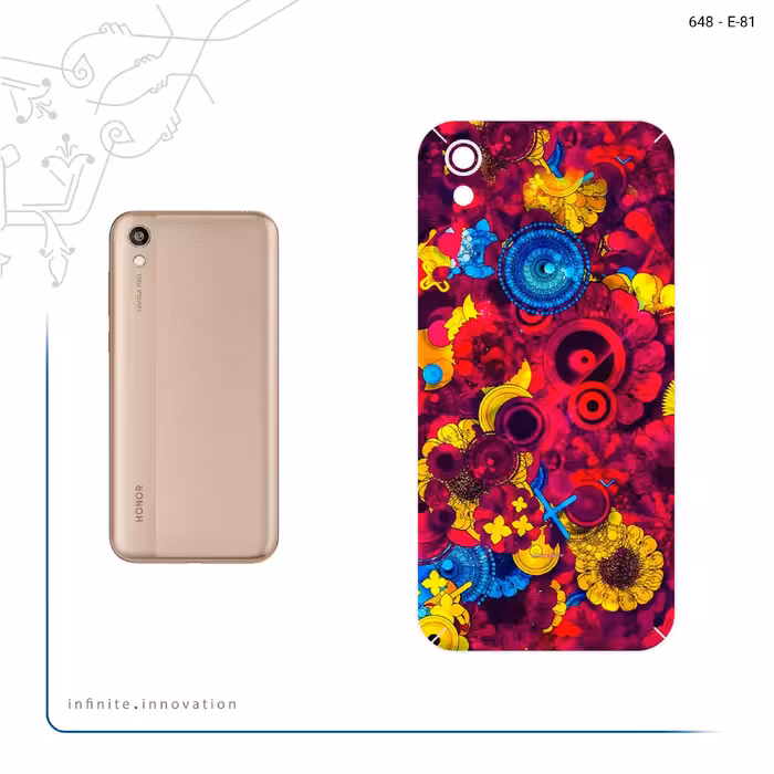 برچسب پوششی ماهوت مدل Vector Flower Garden Digital Art مناسب برای گوشی موبایل آنر 8S