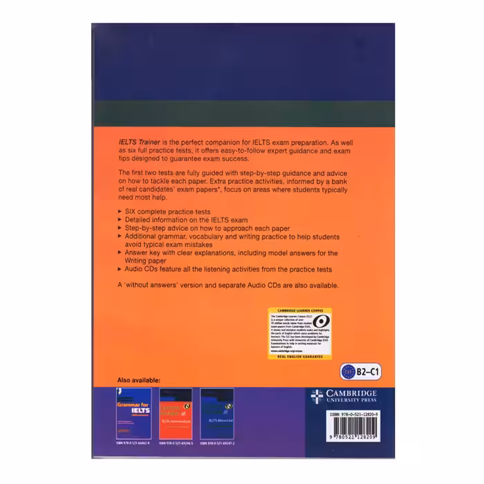 کتاب IELTS Trainer Six Practice Tests With Answers اثر Louise Hashemi And Barbara Thomas انتشارات الوندپویان