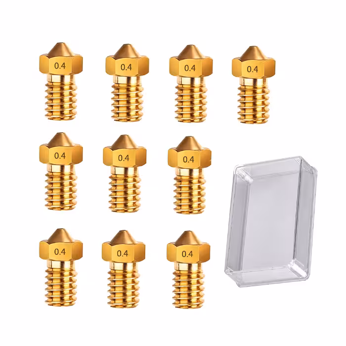 نازل پرینتر سه بعدی مدل brass04 کد 0.4 بسته 10 عددی