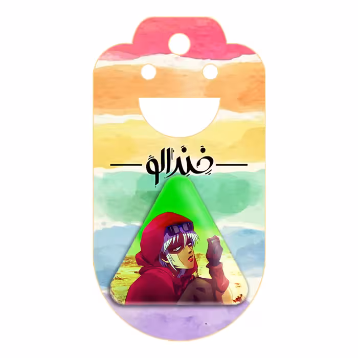 پیکسل خندالو طرح ماریا انیمه جوجو Jojo مدل مثلثی کد 11508