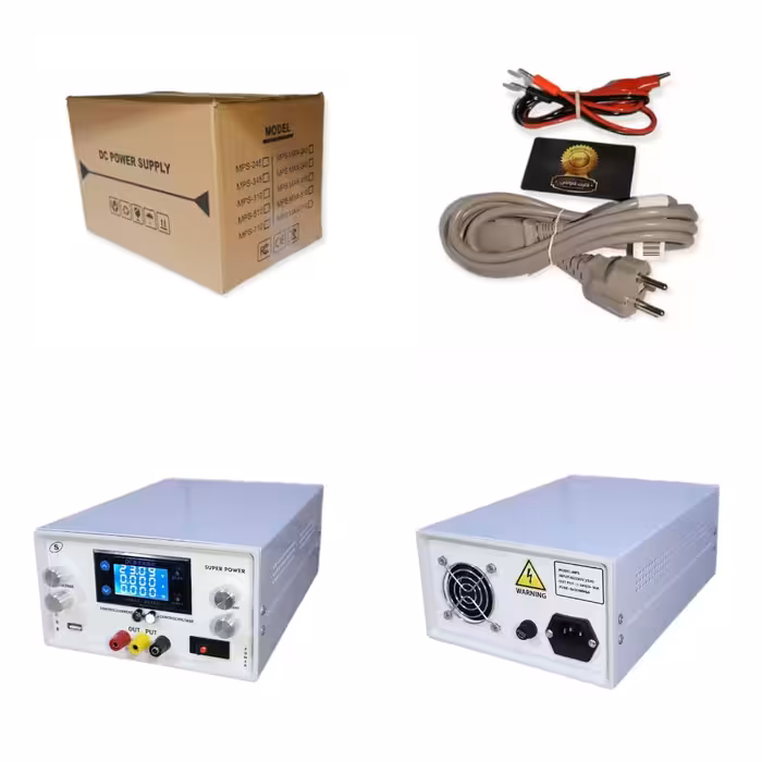 منبع تغذیه الکتریکی 34 ولت 10 آمپر سوپر پاور مدل MPS