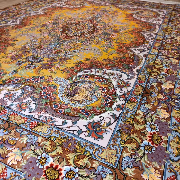 فرش دستباف سه متری طرح نوین فر تبریز مدل AA