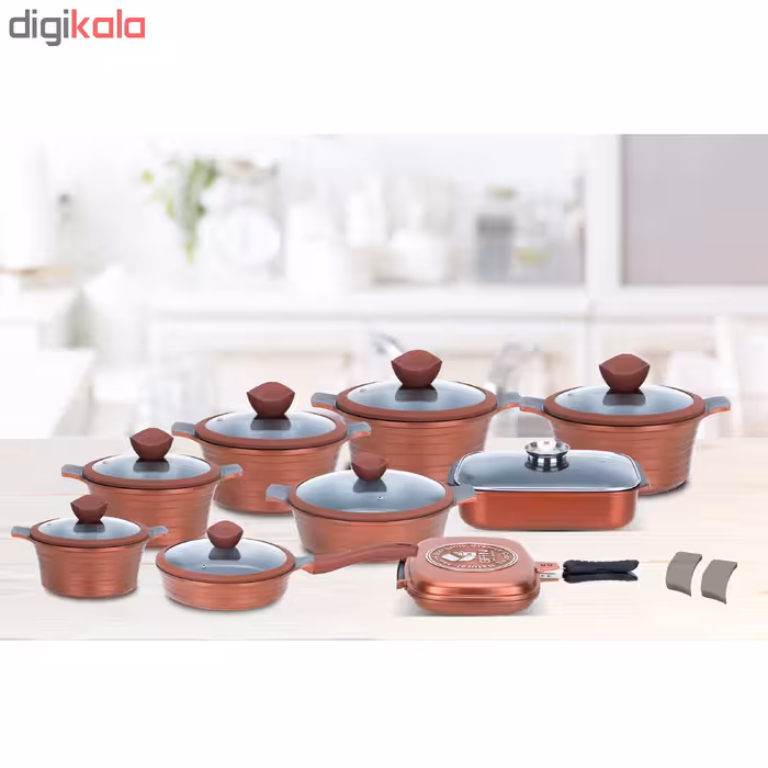 سرویس پخت و پز 20 پارچه جی فی نی کد 0004