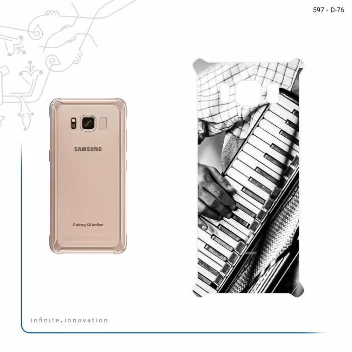 برچسب پوششی ماهوت مدل Accordion مناسب برای گوشی موبایل سامسونگ Galaxy S8 Active