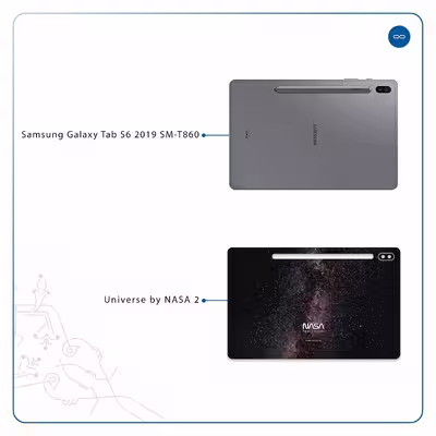 برچسب پوششی ماهوت مدل Universe-by-NASA-2 مناسب برای تبلت سامسونگ Galaxy Tab S6 2019 SM-T860