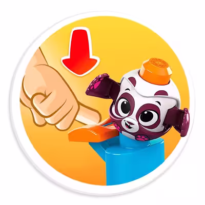 ساختنی مگابلاکس مدل Panda Slide کد GKX66