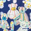 ملحفه آدنو مدل Ted کد IR85 یک نفره سایز 80x180 سانتی متر