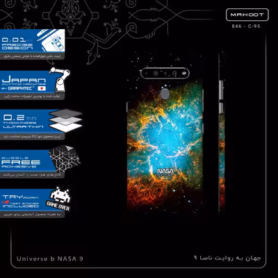 برچسب پوششی ماهوت مدل Universe b NASA 9-FullSkin مناسب برای گوشی موبایل ال جی K61