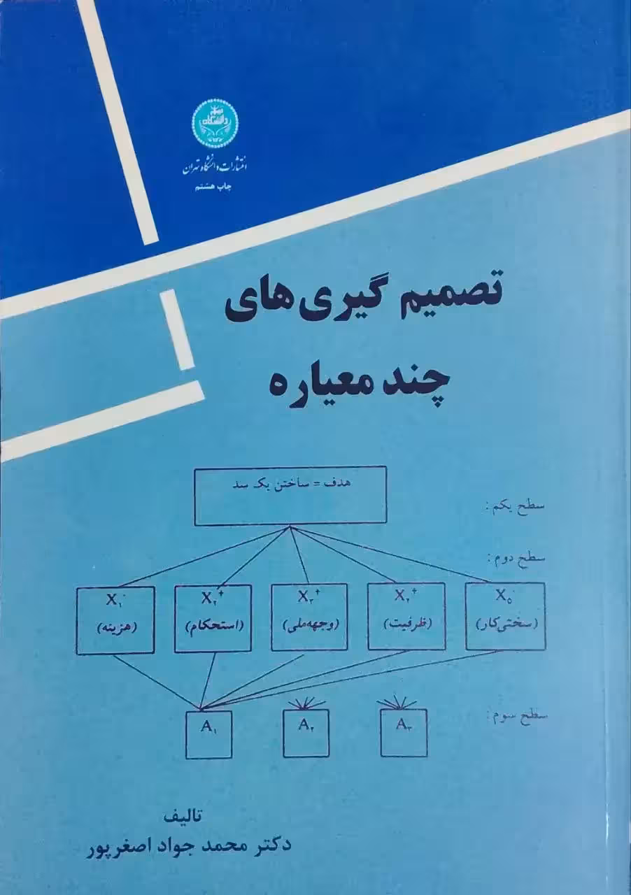 تصمیم گیری های چند معیاره نوشته محمدجواد اصغرپور