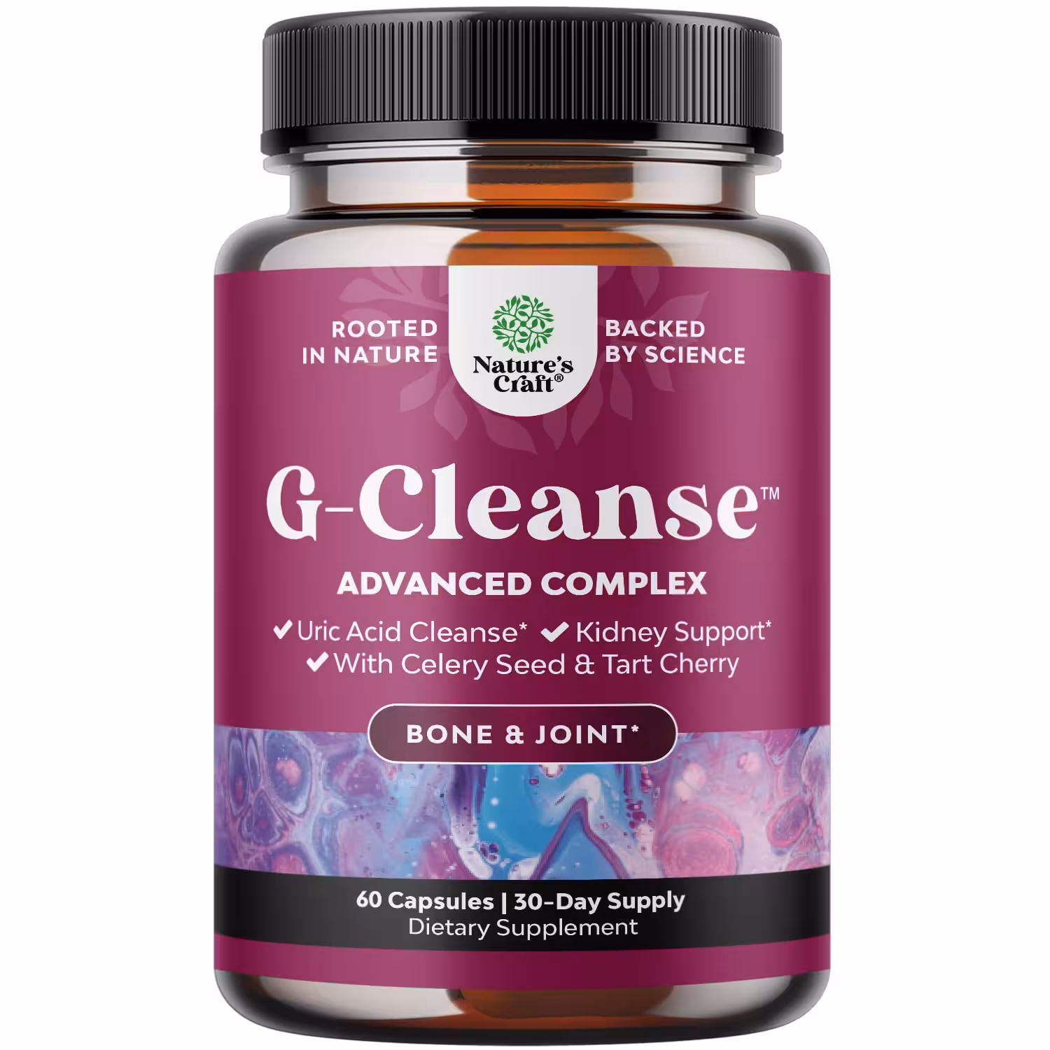 کپسول تنظیم اسید اوریک و تقویت کلیه Natures Craft - بسته 60 عددی