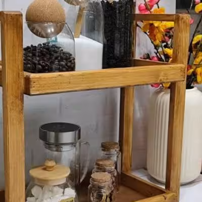 استند چوبی دو طبقه (چوب روس)