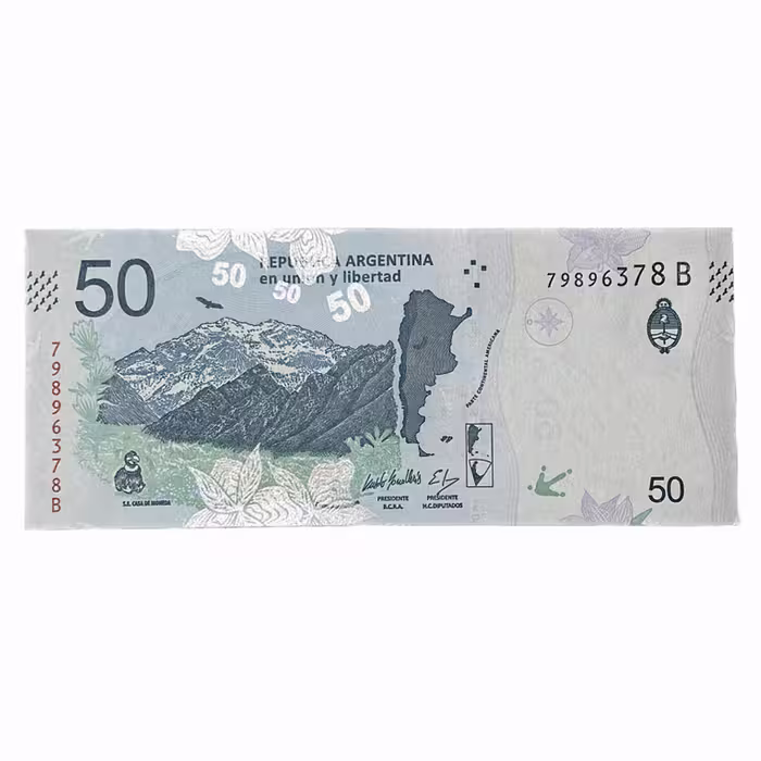 اسکناس 50 پزو آرژانتین