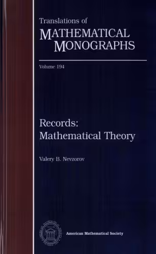 خرید و دانلود نسخه کامل کتاب Records: Mathematical Theory (Translations of Mathematical Monographs)