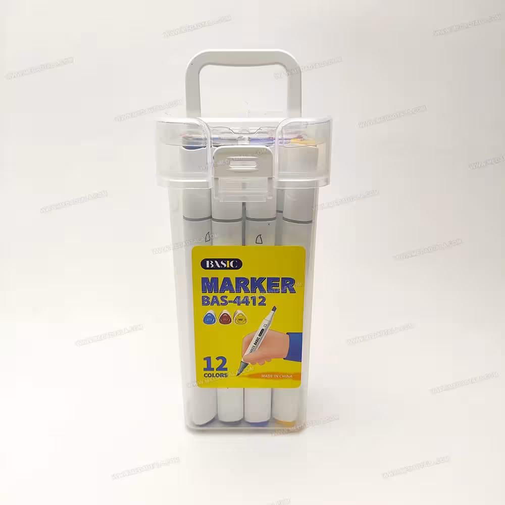 ماژیک راندو ( دو سر ) 12 رنگ بیسیک BASIC