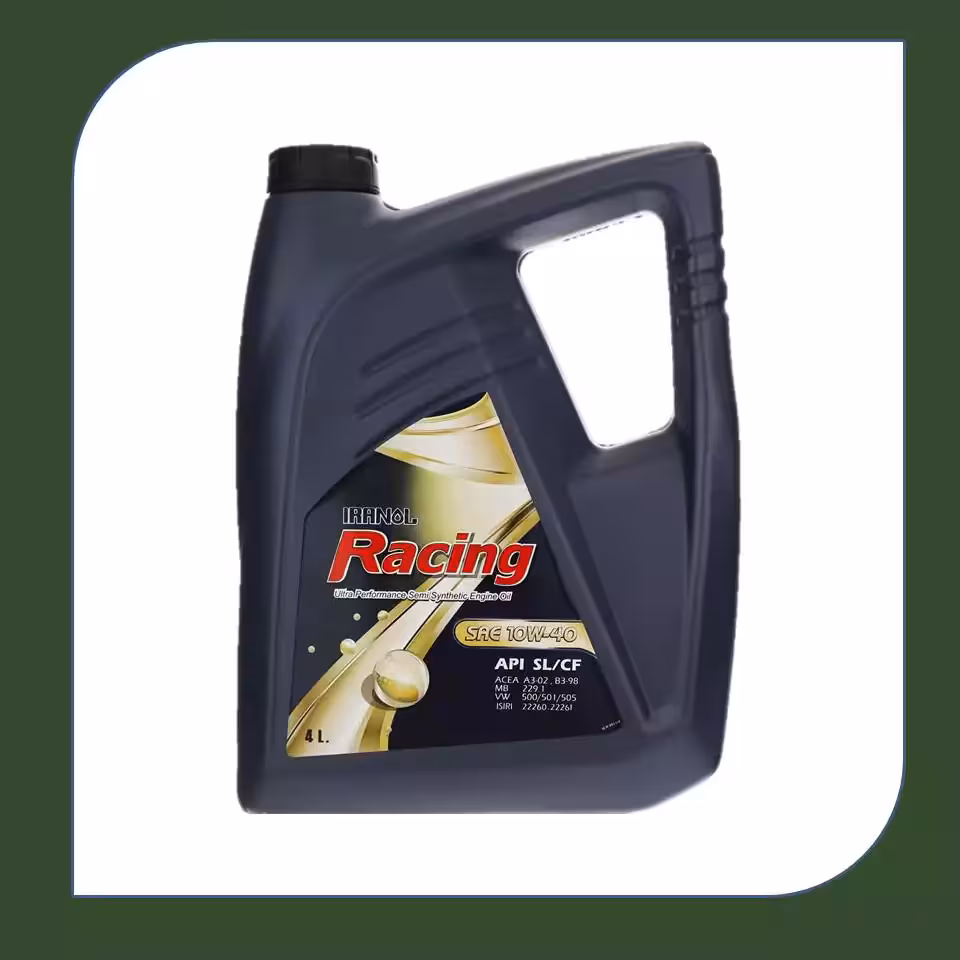 روغن موتور خودرو ایرانول ریسینگ SL 10w40 Racing چهار لیتری