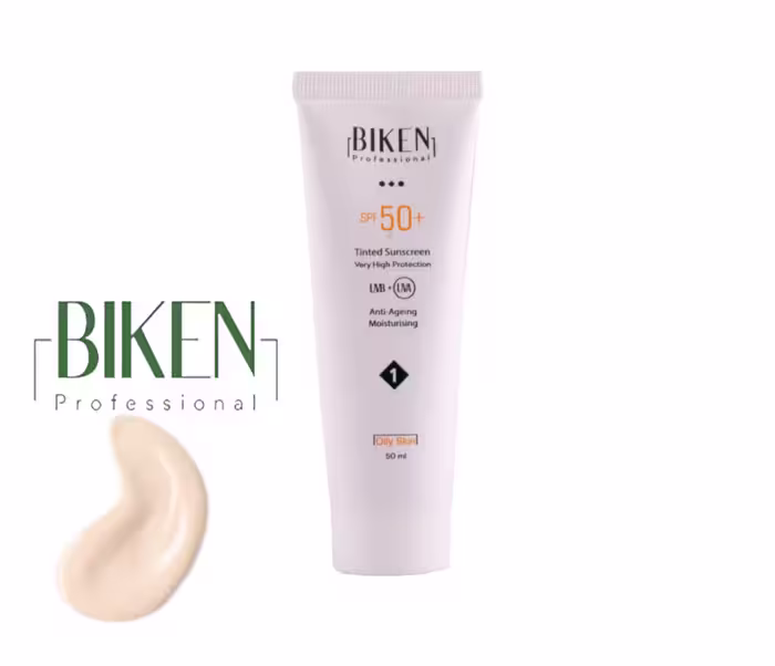 کرم ضد آفتاب رنگی بیکن پوست چرب  SPF50