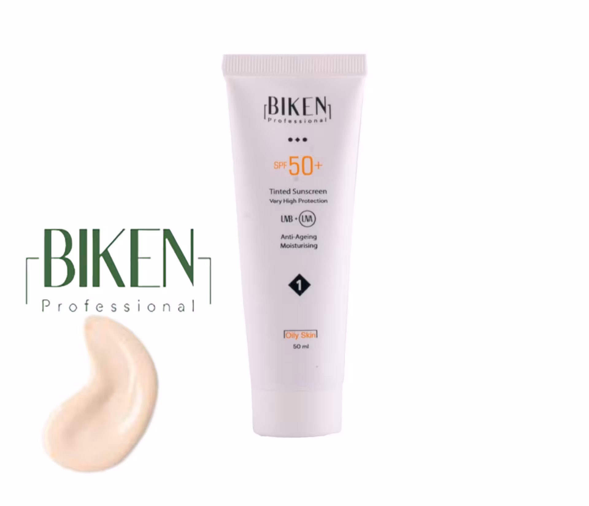 کرم ضد آفتاب رنگی بیکن پوست چرب  SPF50