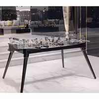 فوتبال دستی شیشه ای پایه چوبی