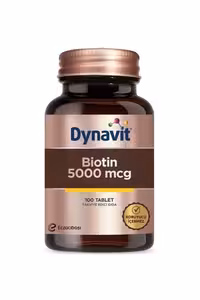 خرید کپسول بیوتین 5000 میکروگرم Dynavit بسته 100 عددی