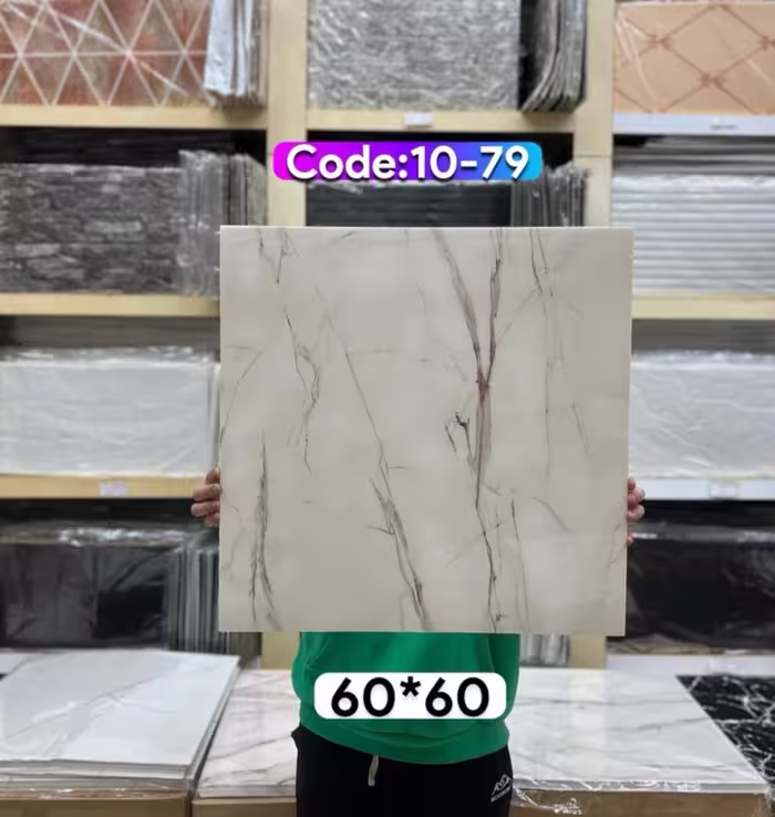 دیوار پوش فوم ماربل شیت پشت چسب دار 60*60