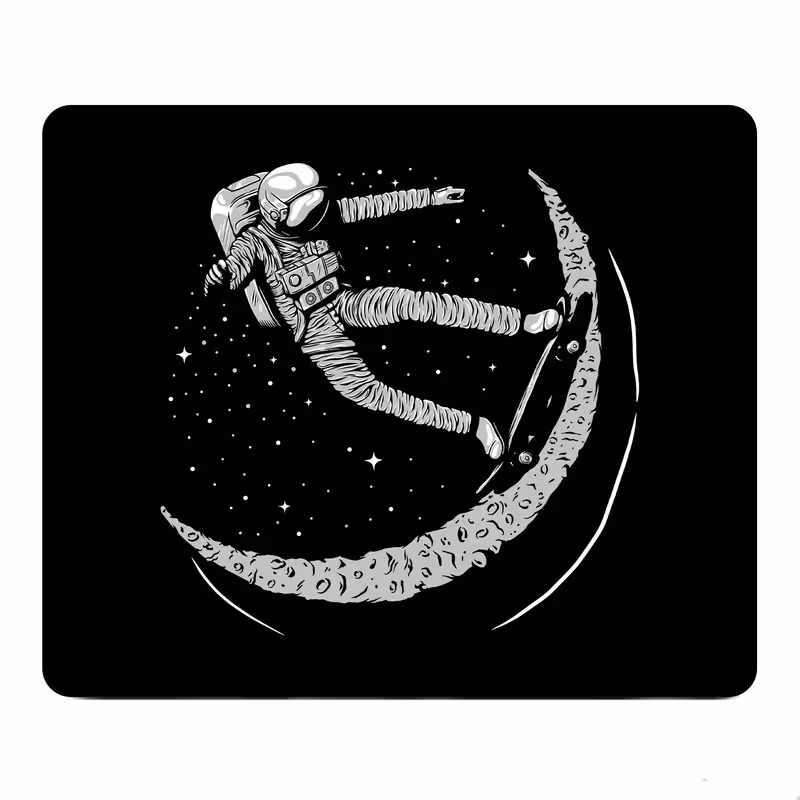 پد موس - پد ماوس مدل G11 طرح Skateboarding Astronaut