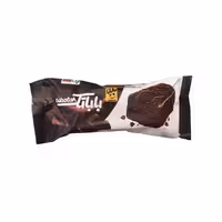 کیک دولایه اسفنجی کاکائویی با مغزی کرم کاکائو و روکش کاکائویی باباتک بابانا 55 گرمی