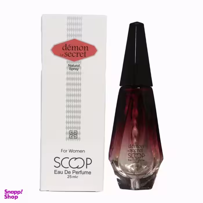 عطر جیبی زنانه اسکوپ مدل demon le secret حجم 25 میلی لیتر