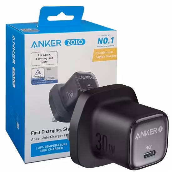 شارژر دیواری انکر NANO مدل A2698  با توان 30W