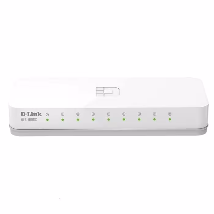 سوئیچ 8 پورت دسکتاپ دی لینک مدل DES-1008C 10/100
