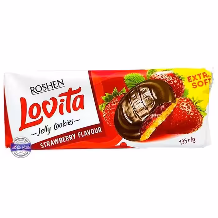 کوکی ژله ای لوویتا توت فرنگی