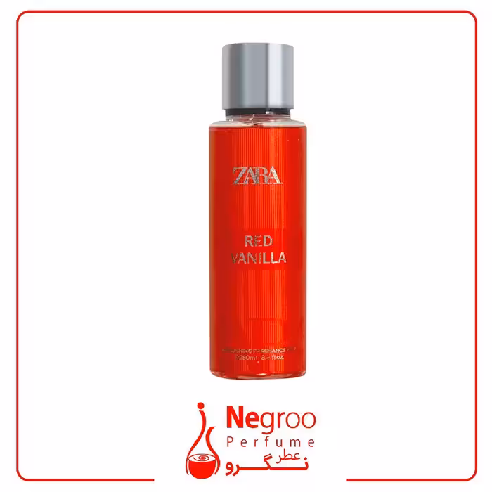 بادی اسپلش زنانه زارا zara مدل RED VANILLA