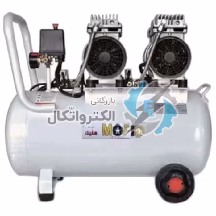 کمپرسور 50 لیتری سایلنت 2 موتوره، چهارسیلندر مفید مدل 1100V