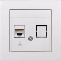 پریز شبکه نستک سری MC2 مدل MC2NT00X01