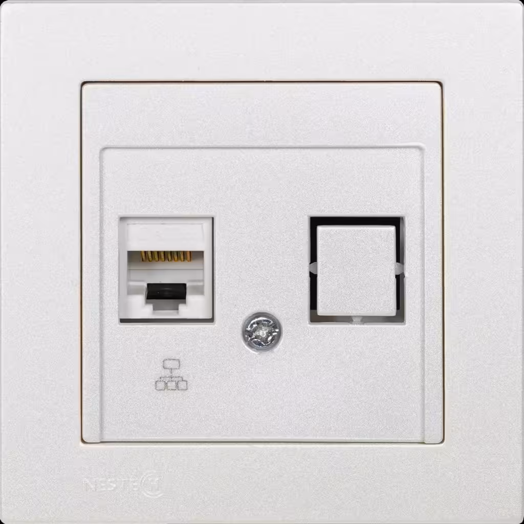 پریز شبکه نستک سری MC2 مدل MC2NT00X01