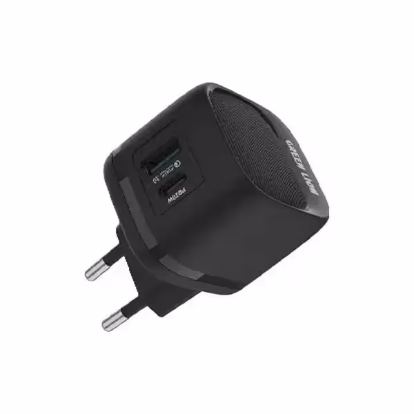 شارژ دیواری دو پین 20 واتی گرین لاین Green Lion Wall Charger EU