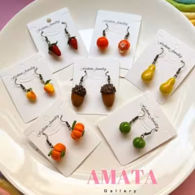 گوشواره فانتزی میوه
