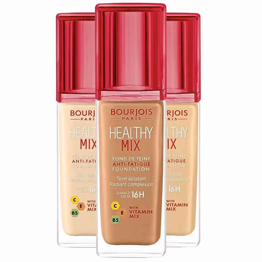 بورژوآ کرم پودر هلتی میکس ضد خستگی  Bourjois Healthy Mix Foundation