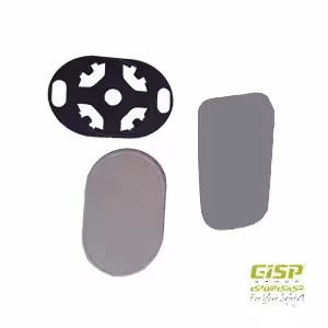 مجموعه شیشه آینه دستی راست پراید کد 508934