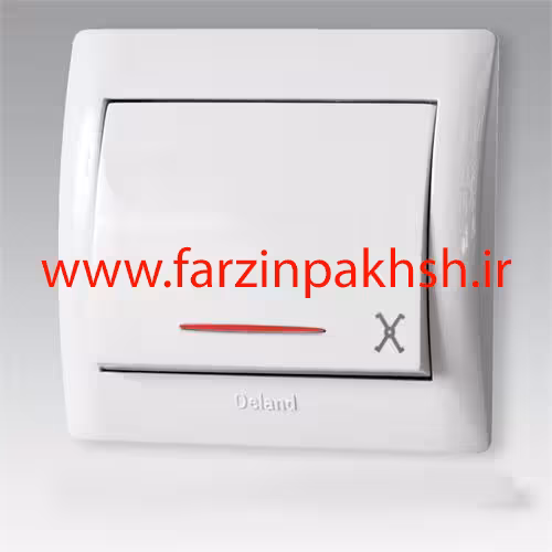 کلید تبدیل توکار دلند مدل آریا سفید