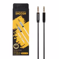 کابل صدا 1.1 متری Shoosh AUX مدل SH-A 10 – مشکی -کد4462