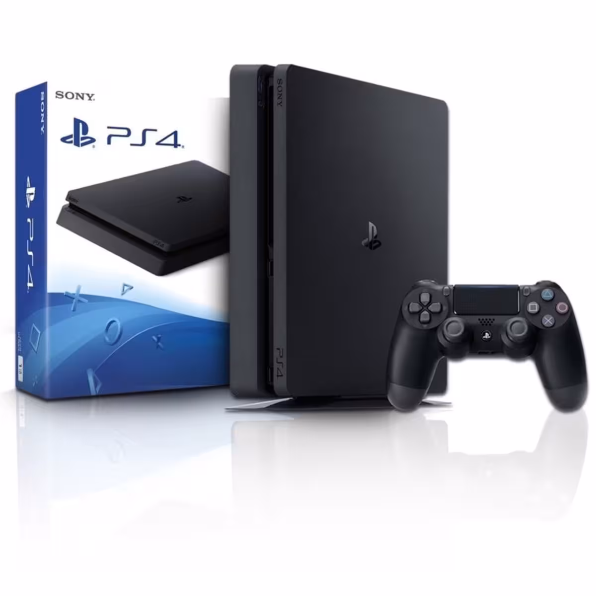 Ps4 slim 500 کپی خور کارکرده در حد نو متعلقات اصلی