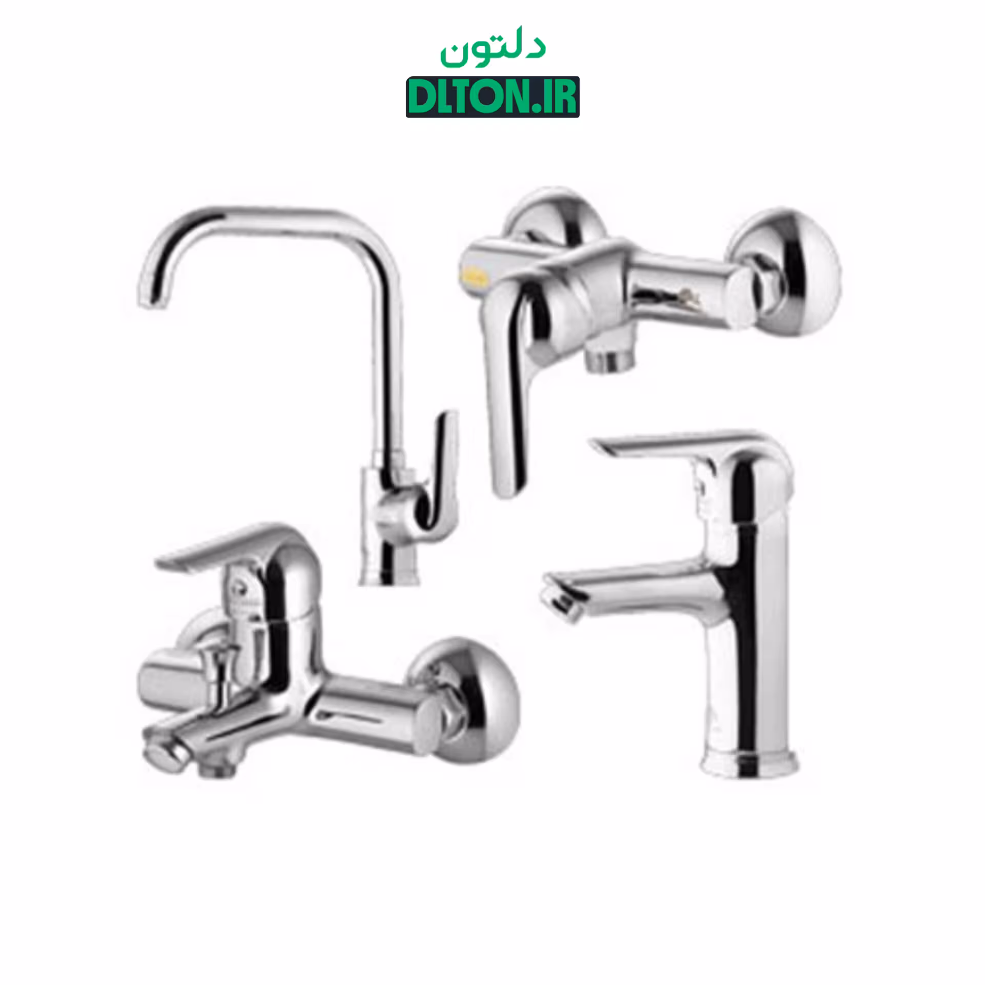 ست شیرآلات درخشان مدل کاج