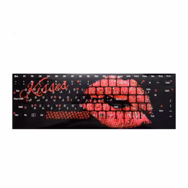 برچسب حروف فارسی کیبورد طرح KISS