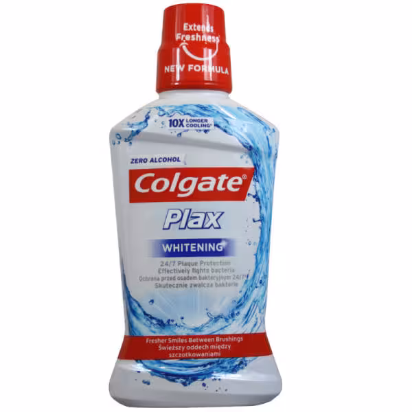 دهان شویه کلگیت سری پلاکس مدل Whitening حجم 500ml