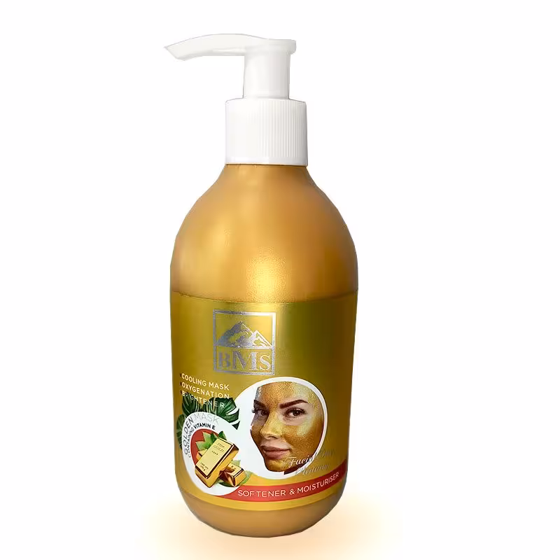 ماسک صورت بی ام اس مدل GOLDEN حجم 300 میلی لیتر