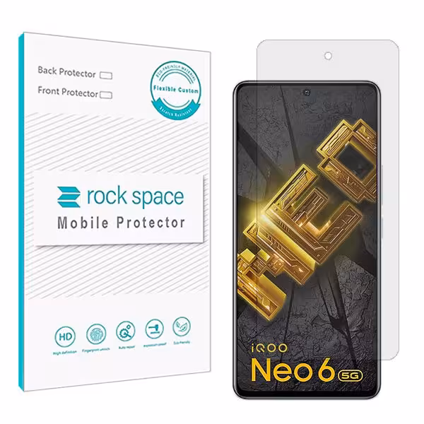 ویوو iQOO Neo6 مدل نانو هیدروژل شفاف برند راک اسپیس کد S