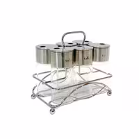 بانکه ادویه 6 عددی استند مستطیل یونیک کد UN-1626