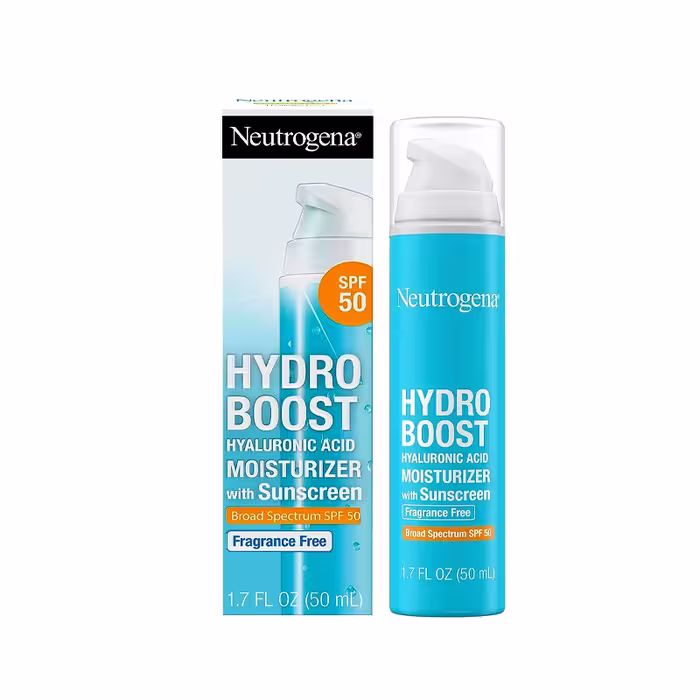 ژل کرم پمپی آبرسان نوتروژینا مدل Hydro Boost حاوی SPF 50 حجم 50 میلی لیتر